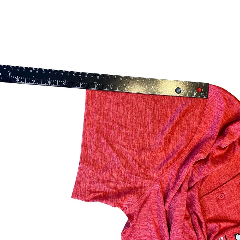 Rutgers Scarlet Knights Performance Polo Champion Mens Red Short Sleeve NWT - Picture 6 of 11